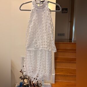 Romeo & Juliet Couture White eyelet summer dress size medium